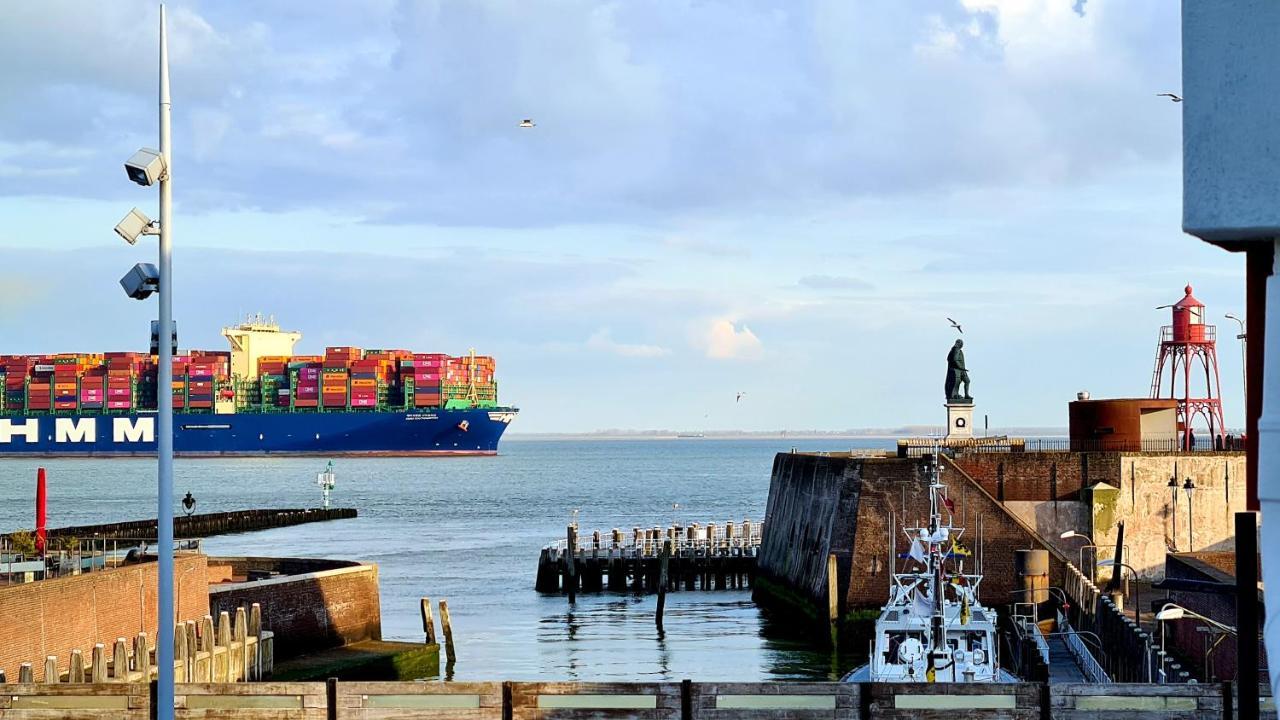Rijksmonument Havenzicht, Met Zeezicht, Ligging Direct Aan Zee En Centrum Флиссинген Экстерьер фото