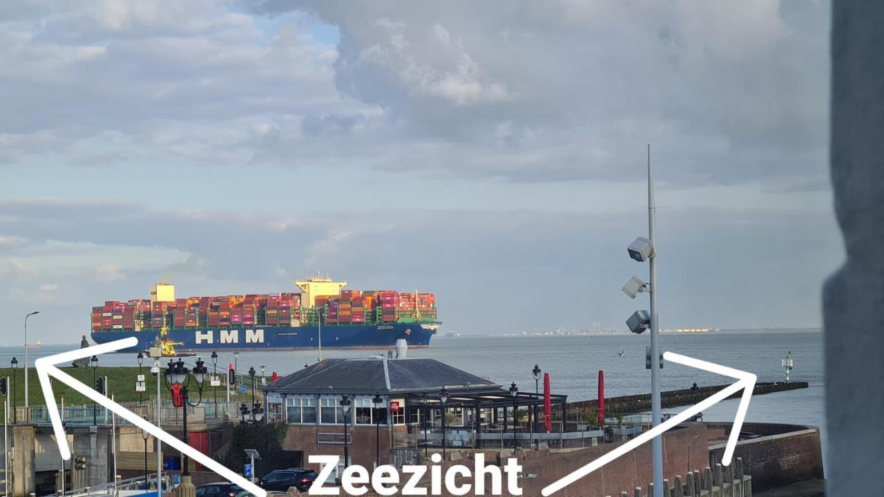 Rijksmonument Havenzicht, Met Zeezicht, Ligging Direct Aan Zee En Centrum Флиссинген Экстерьер фото